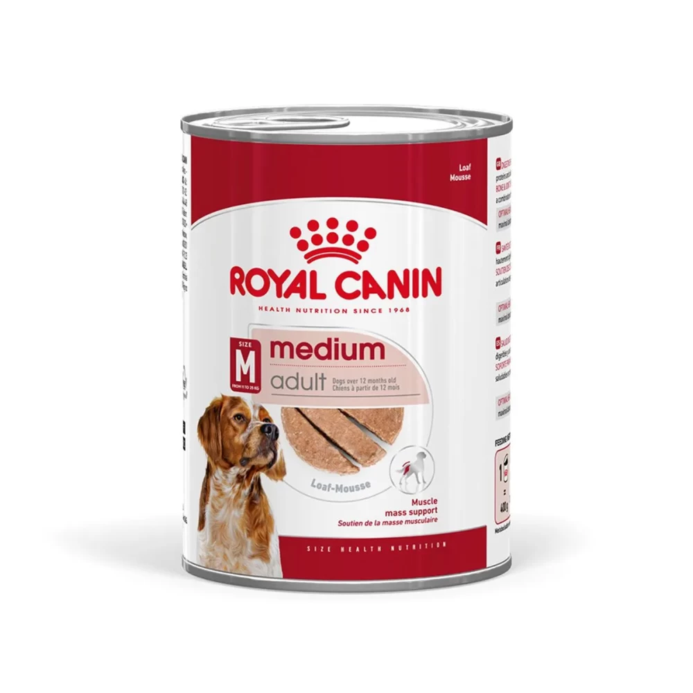 ROYAL CANIN Medium Adult hrană umedă câini (pate), 410g