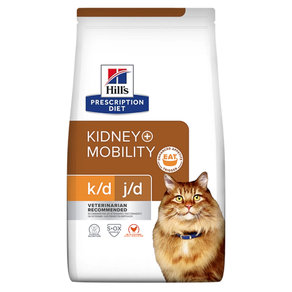 Hill's PD Feline k/d Afectiuni Renale + Mobility, 1.5 kg